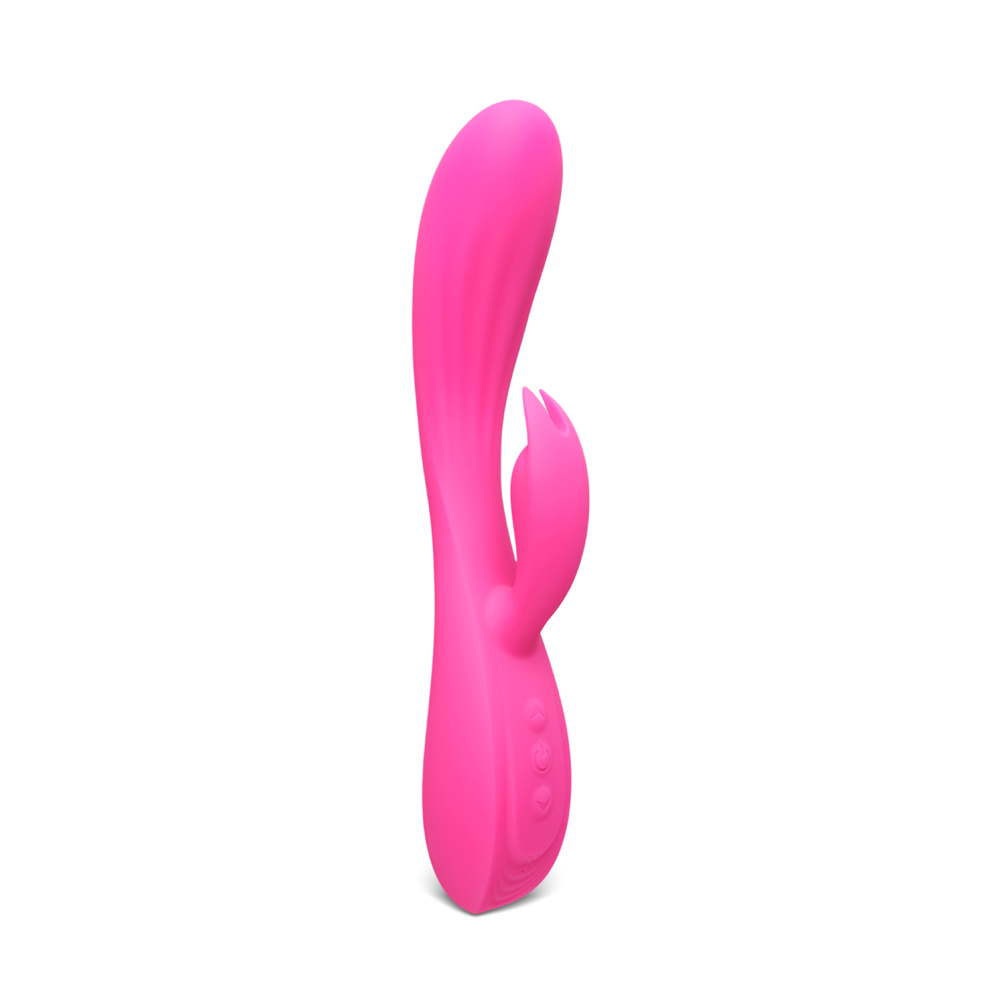 10-Speed Pink Color Silicone Rabbit Vibrator