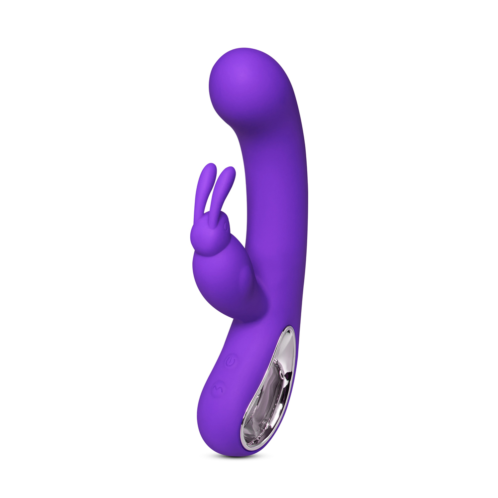 12-Speed Purple Silicone Rabbit Vibrator