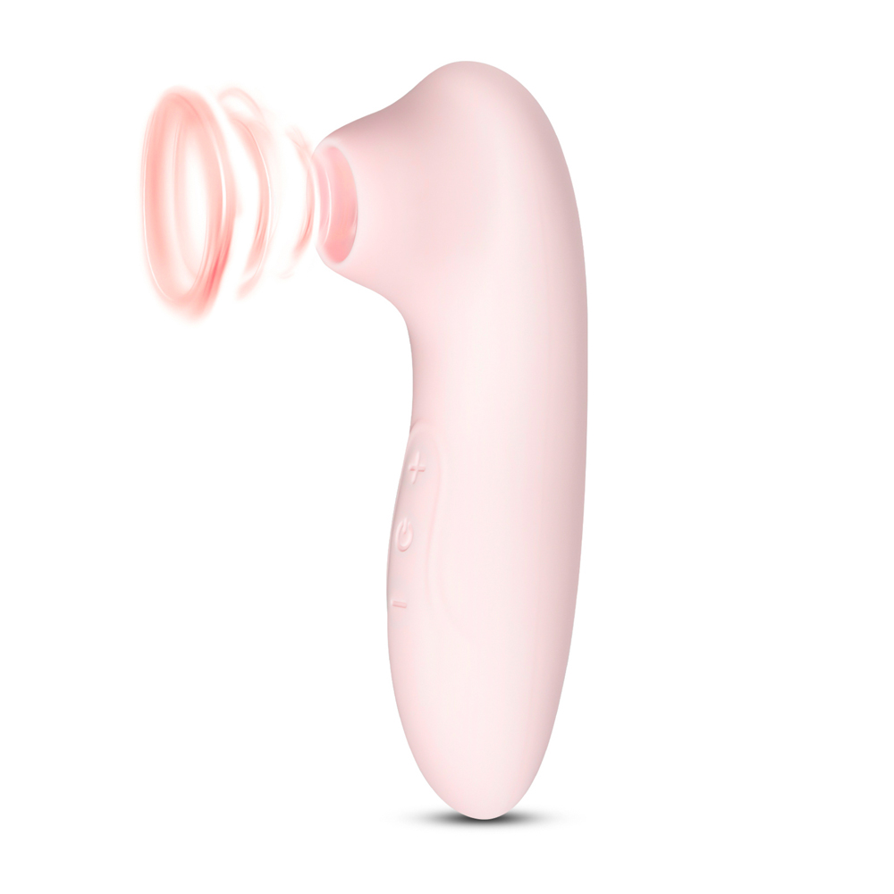 7 Speeds Flesh Color Mini Silicone Rechargeable Clitoral Stimulator ( Suction )