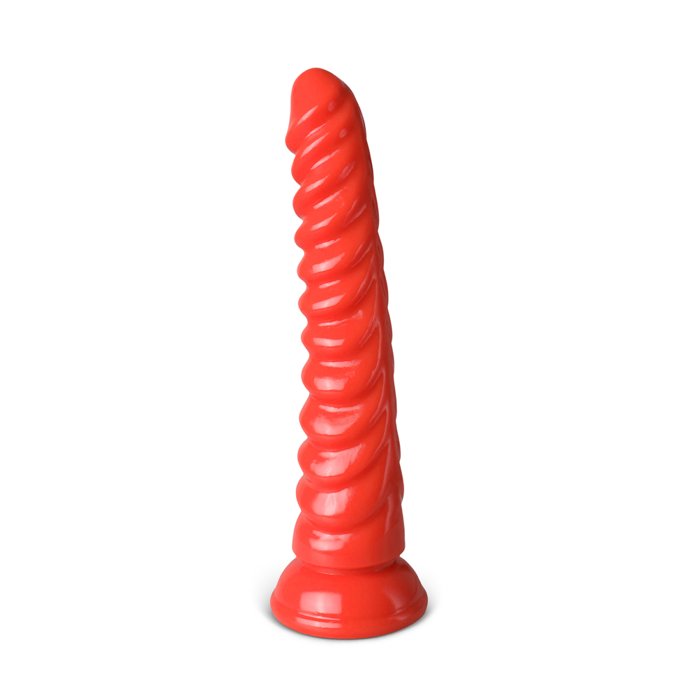 8.27” Red Waterproof Dildo