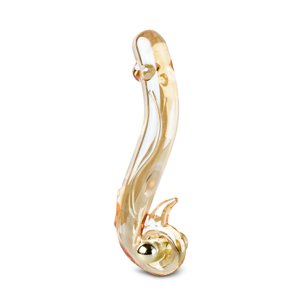 Dragon Golden Glass Vibrator