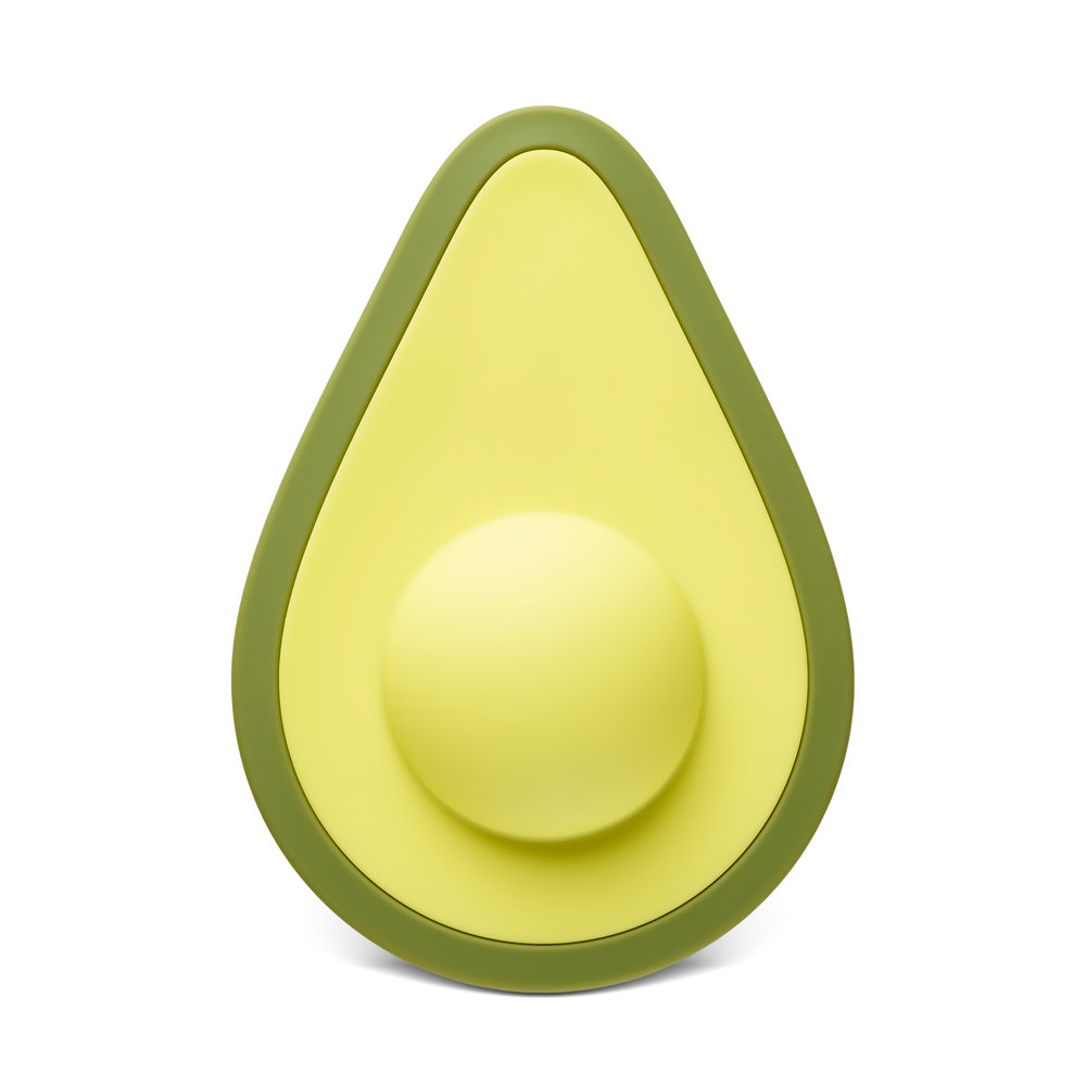 Green 10-Speed Avocado-Shaped Silicone Vibrator