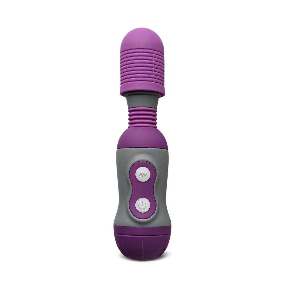 Purple Color 10-Speed Magic Wand Vibrator with Flexible Head