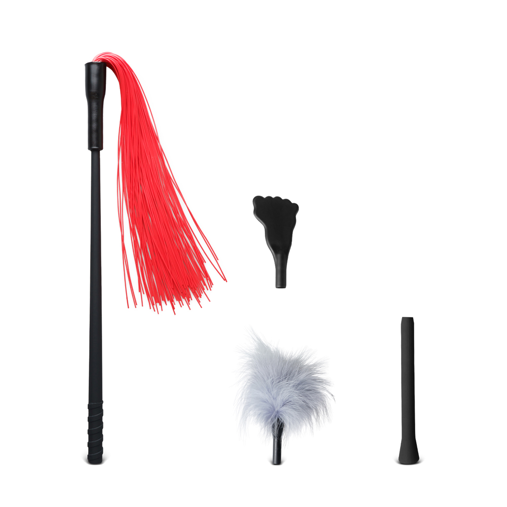 Whip  Paddle  Feather Tickler Kit